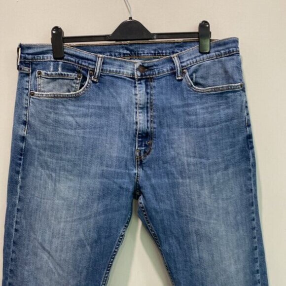 Levi's Straight Leg Blue Jeans Size 40 - Picture 8 of 15